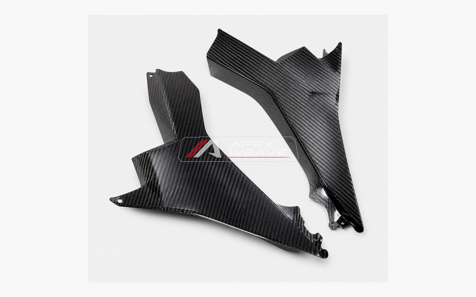 Cubiertas laterales del depósito de fibra de carbono para Ninja 400