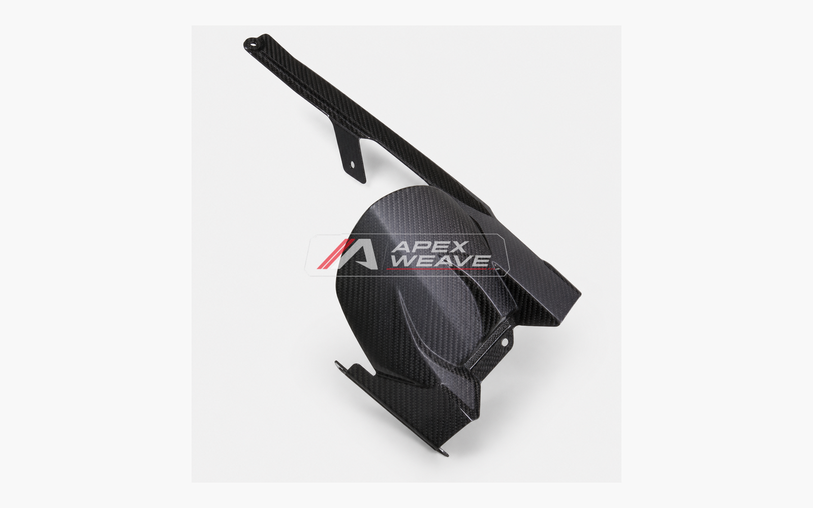 Kawasaki Ninja 400 dry carbon fiber Rear Hugger – product view