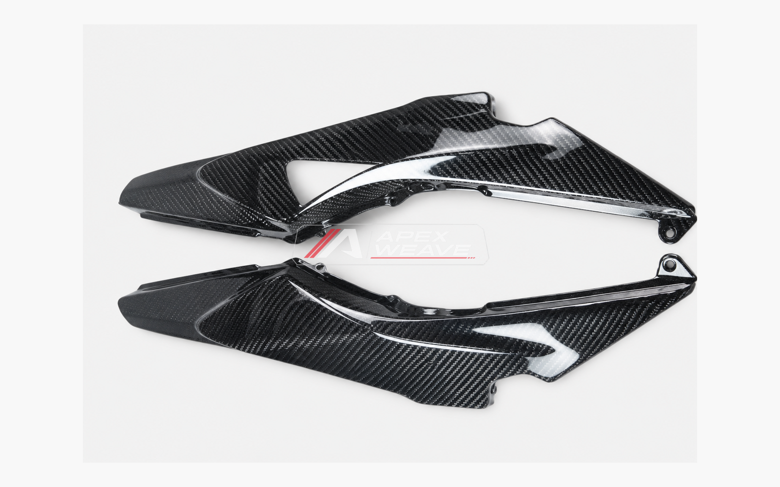 Kawasaki Ninja 650 dry carbon fiber Tail Side Panels – product view
