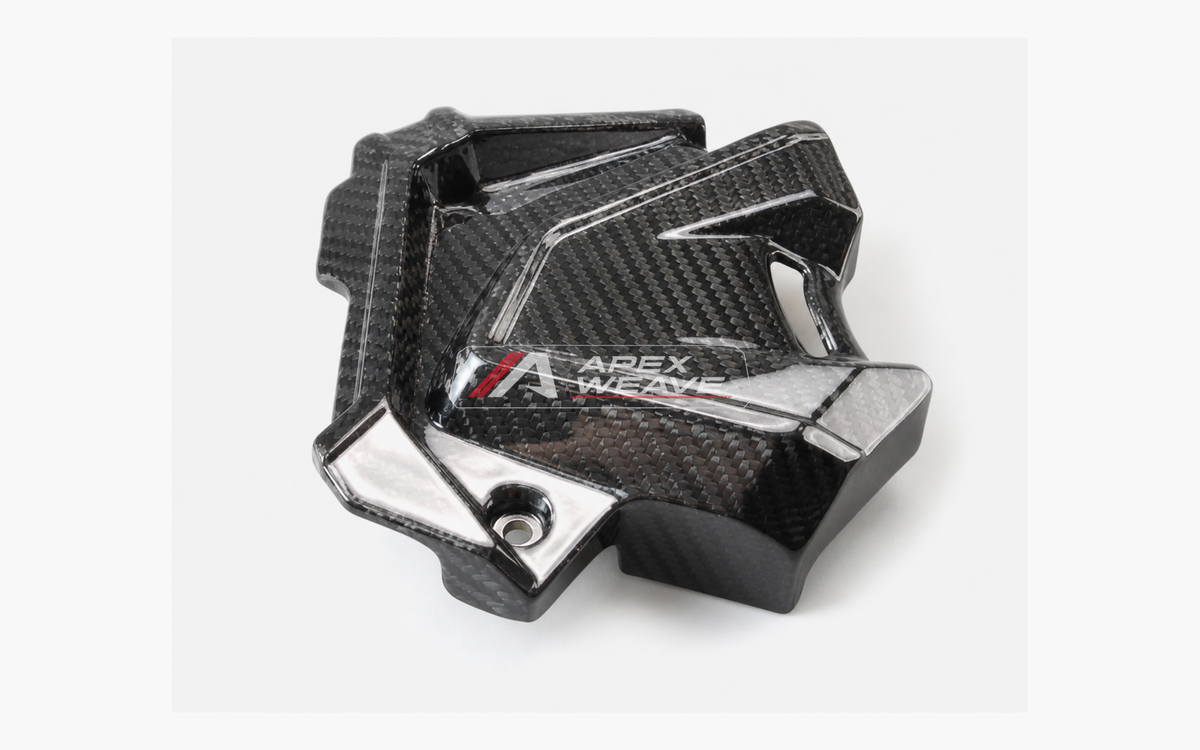 Kawasaki Ninja 650 dry carbon fiber Sprocket Cover – product view