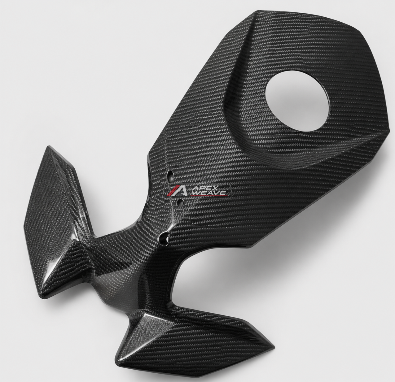 Kawasaki Ninja 650 dry carbon fiber Front Fairing Panel – product view