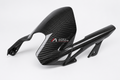 Kawasaki Z1000 one-piece dry carbon fiber Rear Hugger with Chain Guard – product view