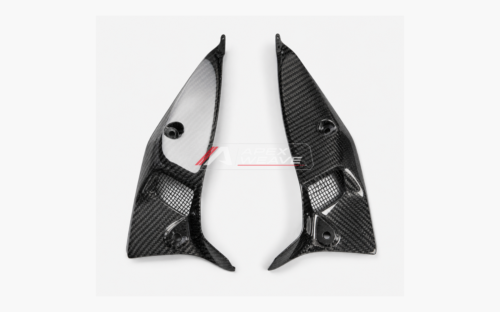 Kawasaki Z900 dry carbon fiber Inner Fairing Insert Panels – product view