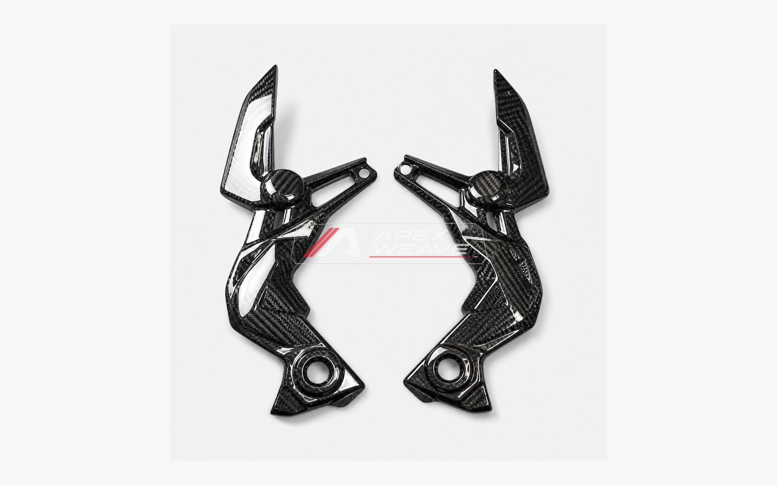Kawasaki Z900 dry carbon fiber Main Frame Covers – product view