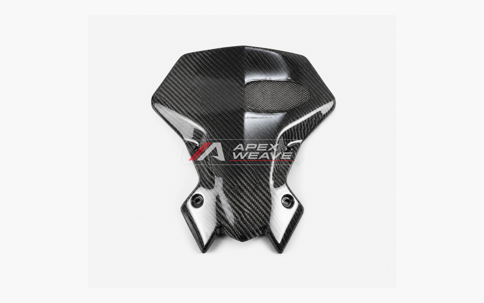 Kawasaki Z900 dry carbon fiber Tall Windscreen – product view