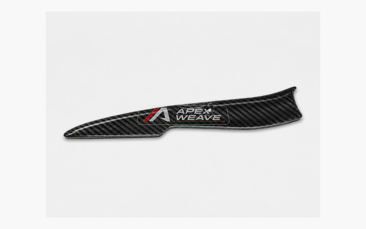 Kawasaki Z900 dry carbon fiber Main Exhaust Heat Shield – product view