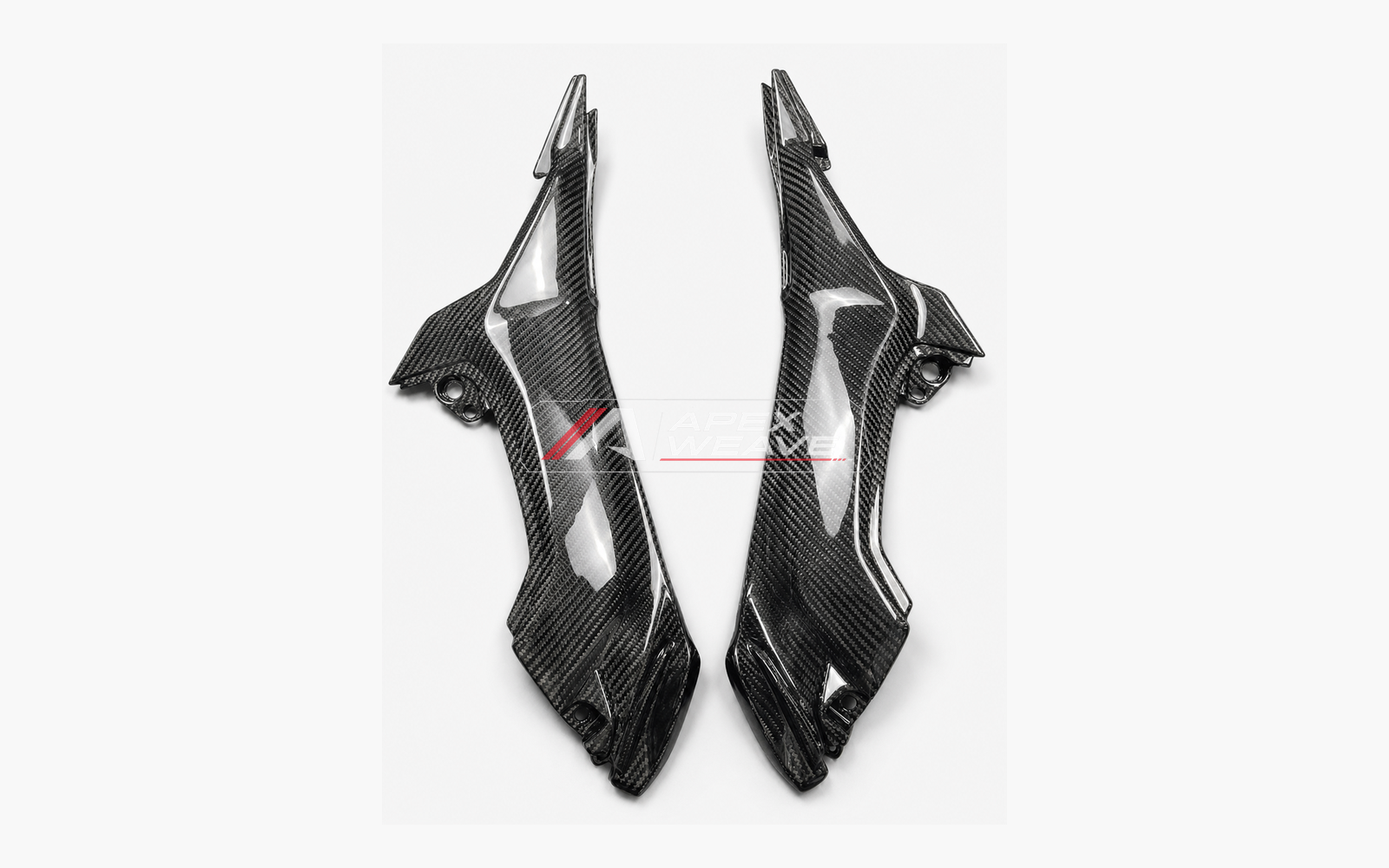 Kawasaki Z900 dry carbon fiber Under-Seat Side Panels – product view