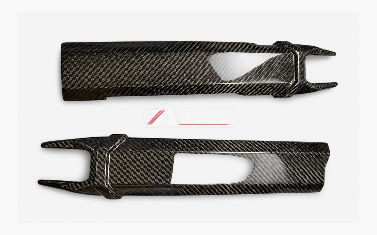 Kawasaki Z900 dry carbon fiber Swingarm Covers – product view