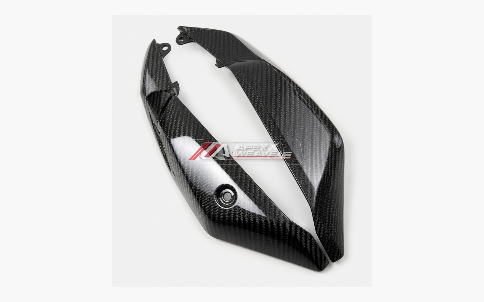 Kawasaki Ninja ZX-10R dry carbon fiber Upper Tail Side Covers – product view