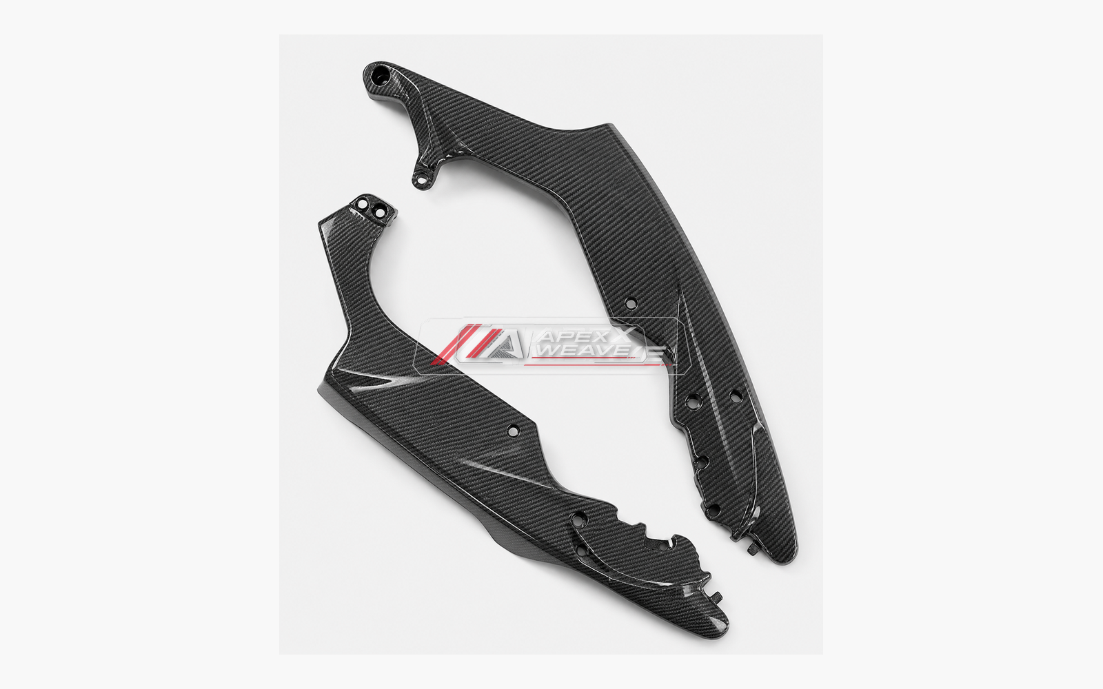 Kawasaki Ninja ZX-10R dry carbon fiber Mid Fairing Side Panels – product view