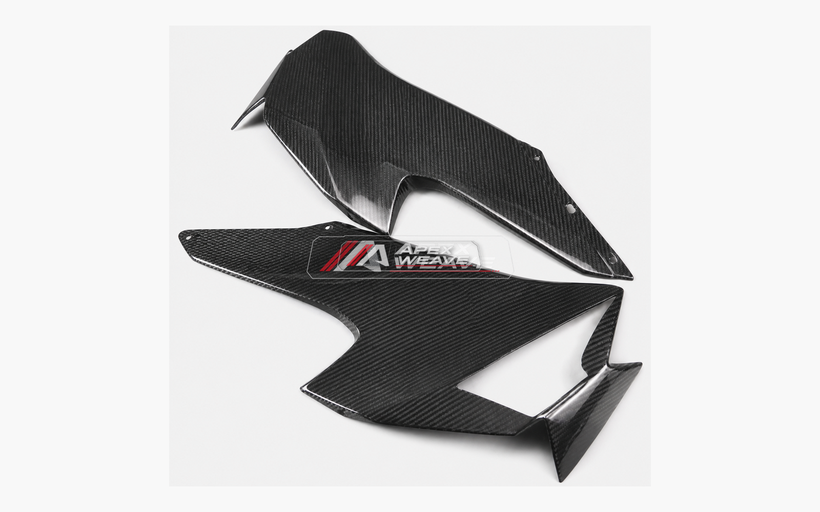Kawasaki Ninja ZX-10R dry carbon fiber Main Side Fairing Panels – product view