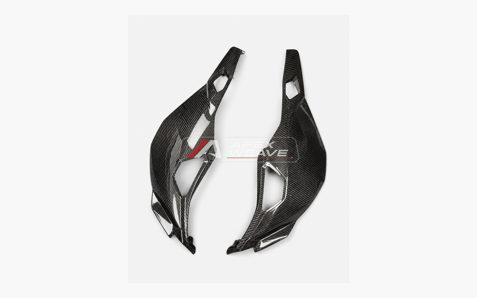 Kawasaki Ninja ZX-4R / ZX-4RR dry carbon fiber Side Fairing Panels – product view