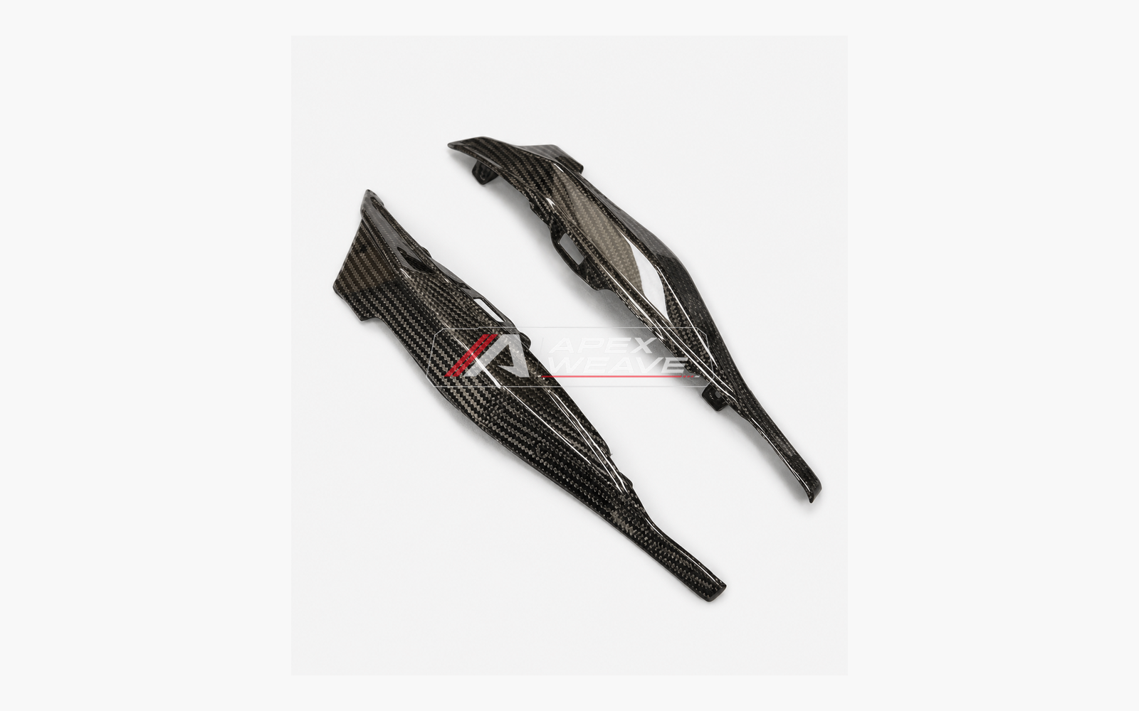 Kawasaki Ninja ZX-4R / ZX-4RR dry carbon fiber Slim Inner Tank Side Panels – product view