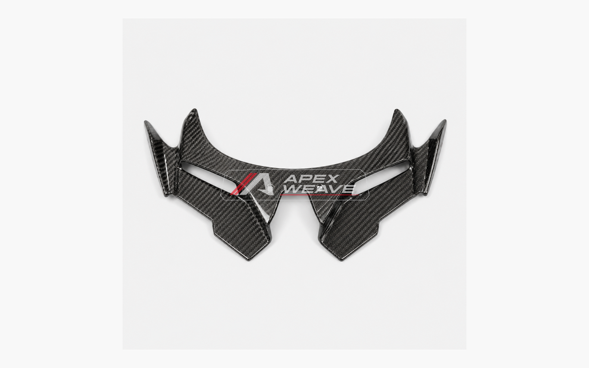 Kawasaki Ninja ZX-4R / ZX-4RR dry carbon fiber Lower Winglets – product view