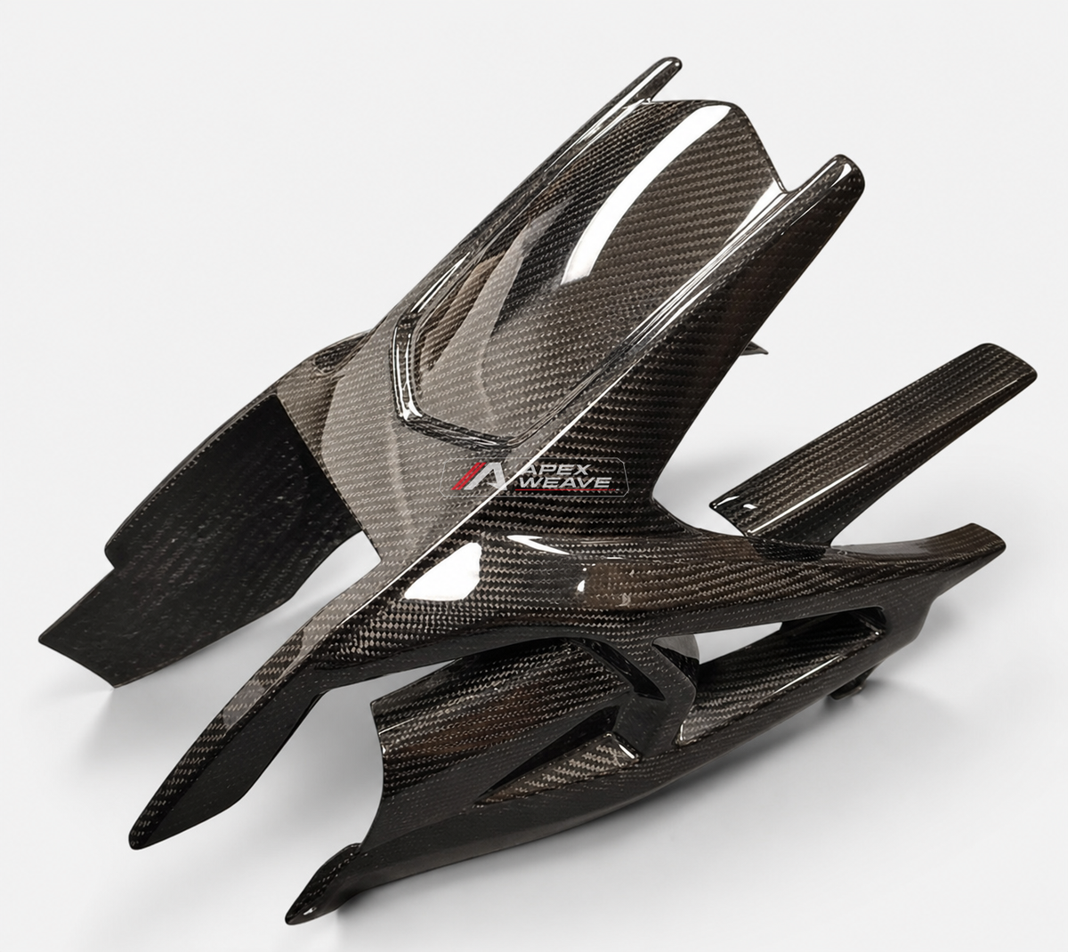 Guardabarros trasero con cubrecadena de fibra de carbono para Ninja ZX-25R / ZX-4R / ZX-4RR