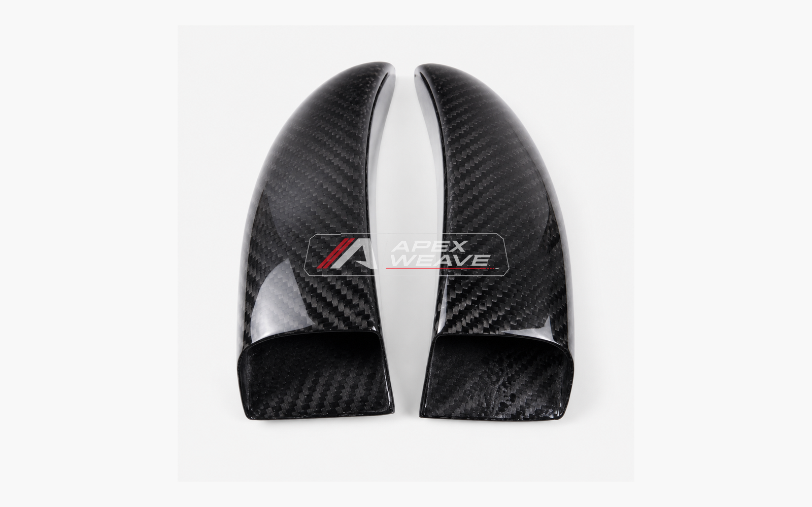 Kawasaki Ninja ZX-4R / ZX-4RR dry carbon fiber Brake Cooling Ducts – product view