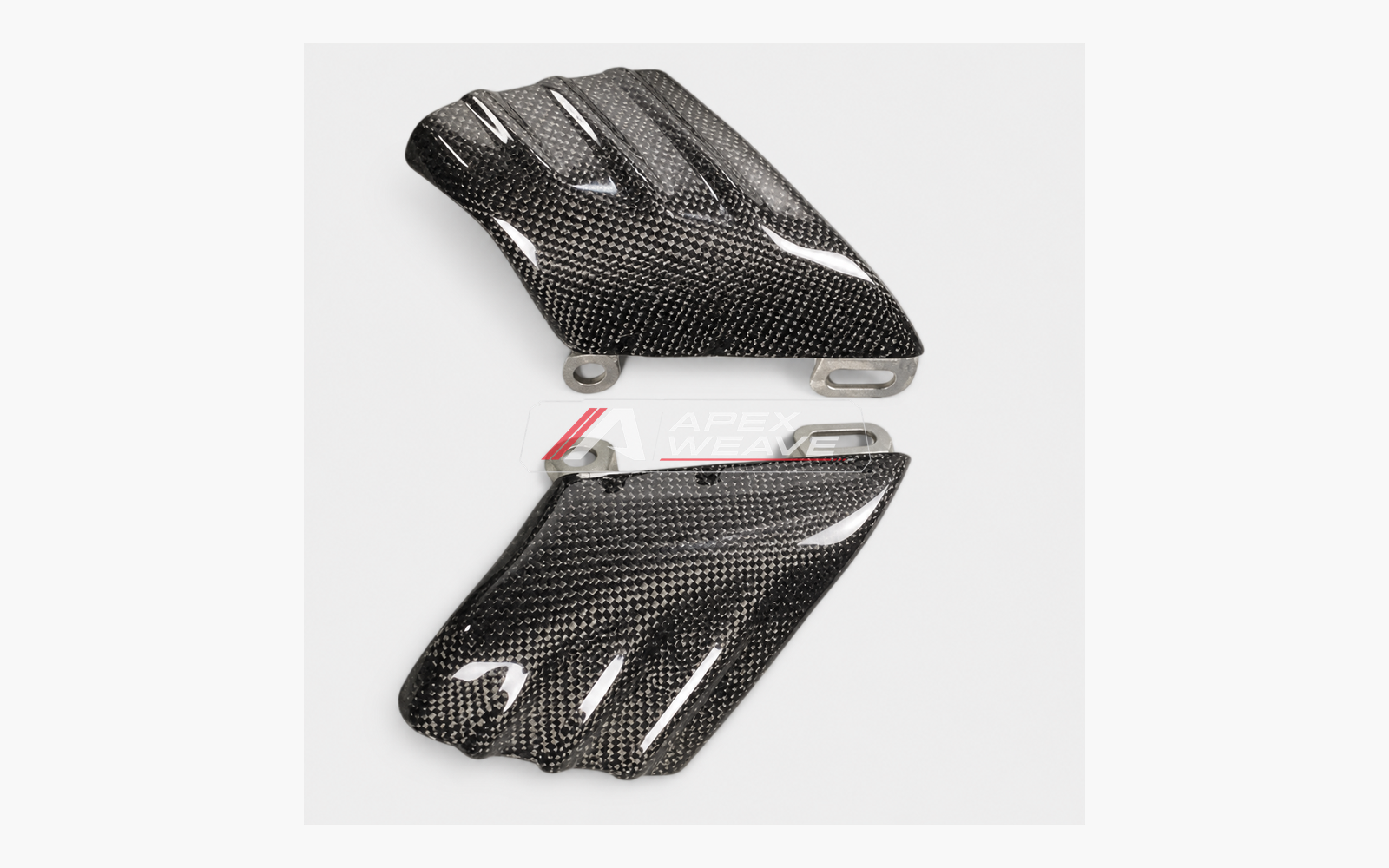 Kawasaki Ninja ZX-4R / ZX-4RR dry carbon fiber Radiator Side Covers – product view