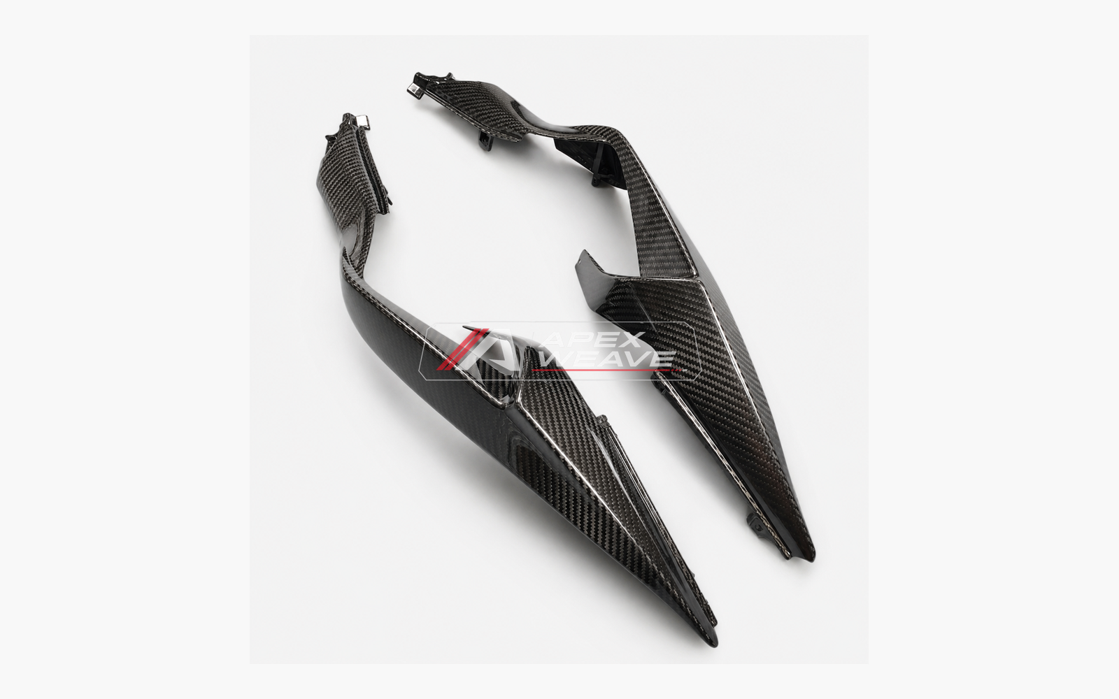 Paneles laterales del carenado trasero de fibra de carbono para Ninja ZX-6R