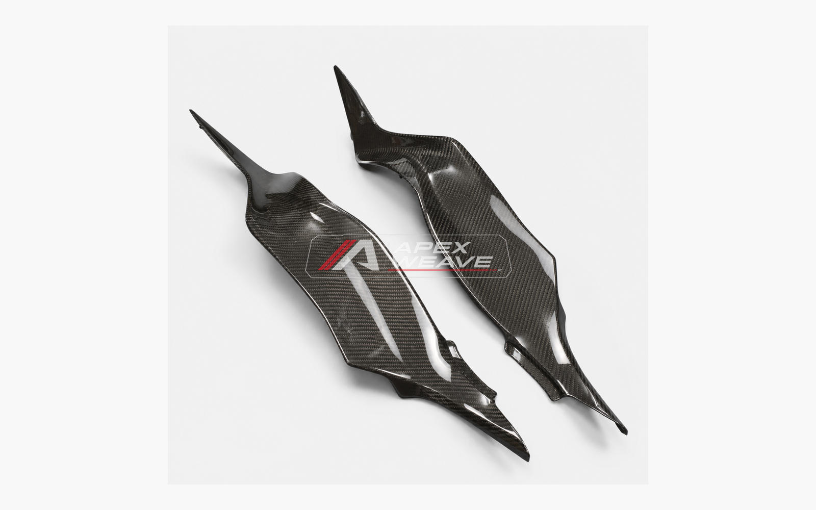Cubiertas laterales del depósito de fibra de carbono para Ninja ZX-6R