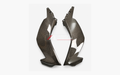 Kawasaki Ninja ZX-6R dry carbon fiber Side Fairing Panels – product view