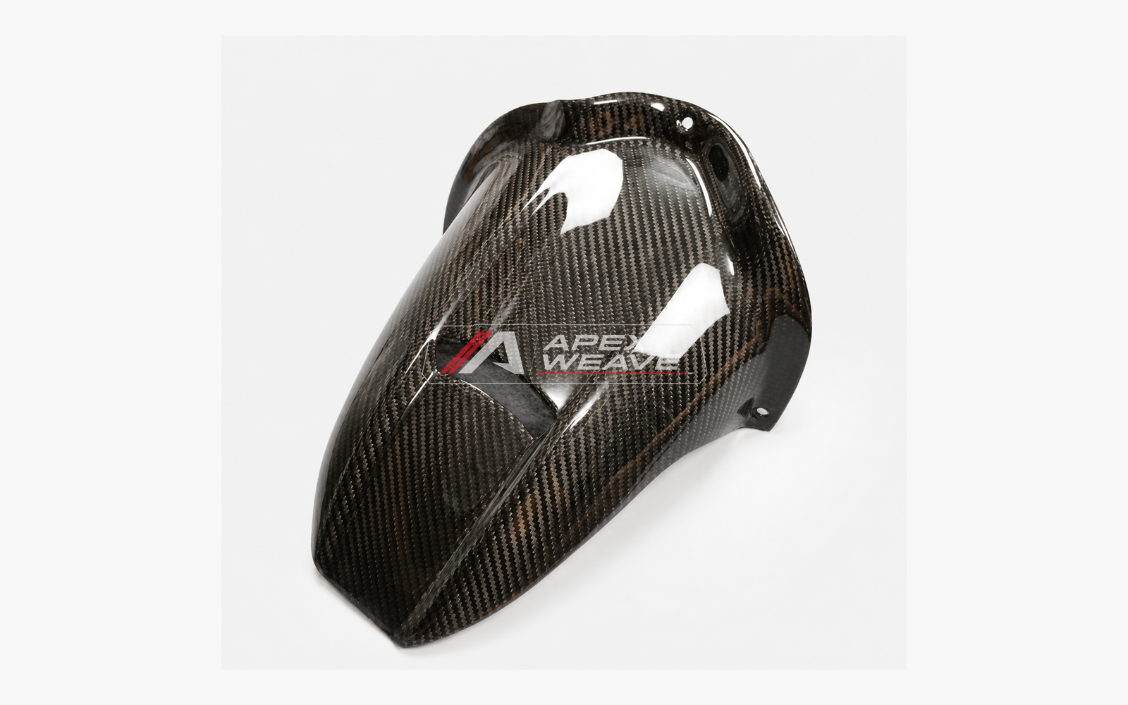 Kawasaki Ninja ZX-6R dry carbon fiber Extended Rear Hugger – product view