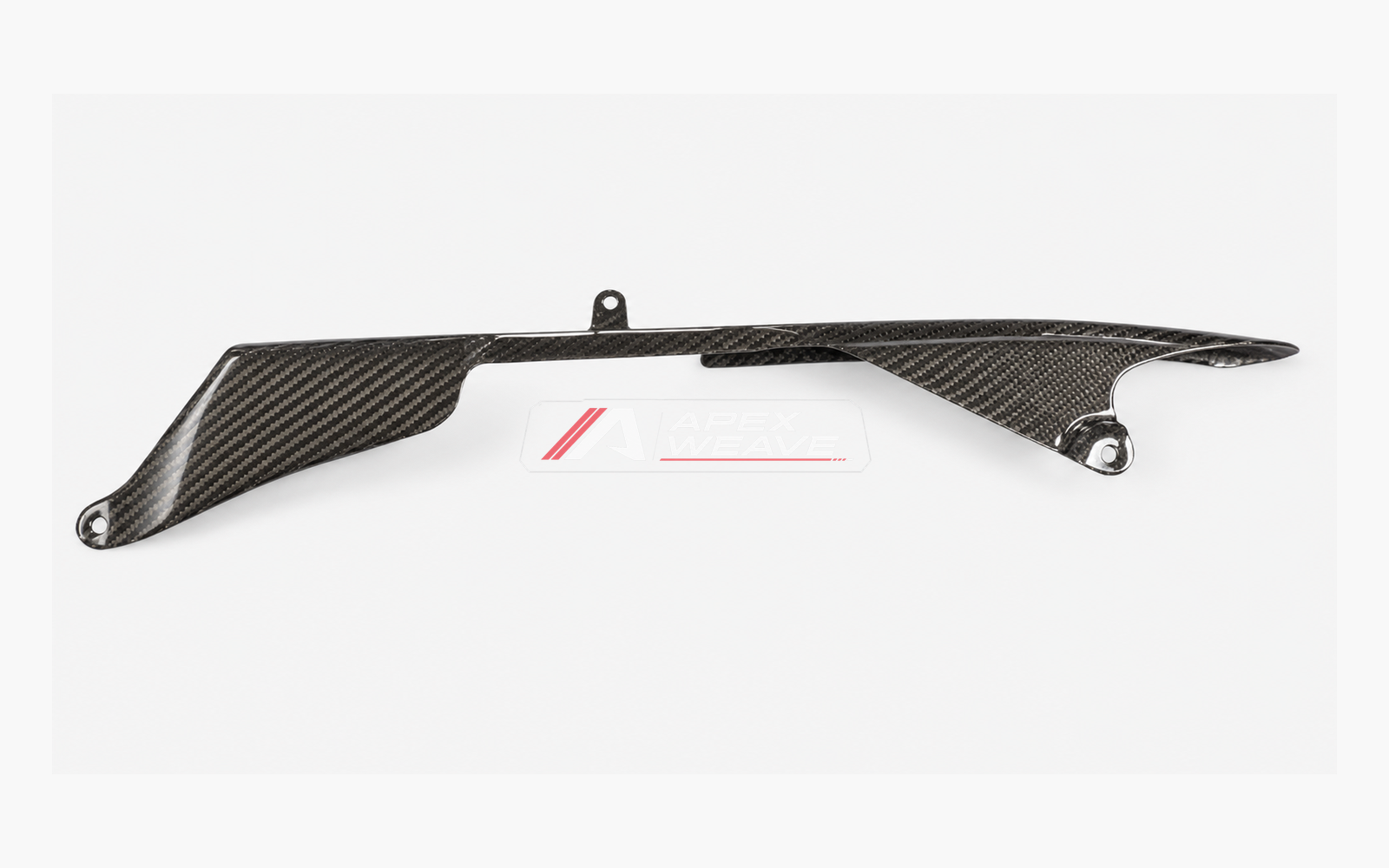Kawasaki Ninja ZX-6R dry carbon fiber Standard Chain Guard – product view