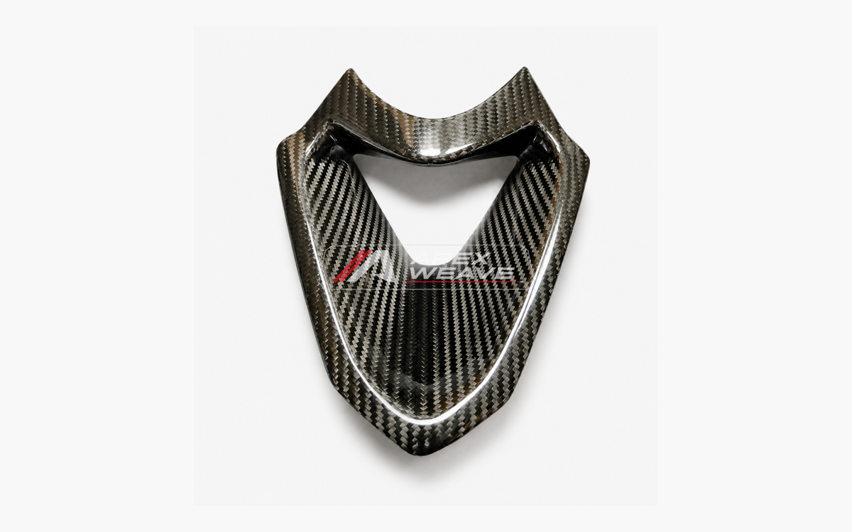 Kawasaki Ninja ZX-6R dry carbon fiber Ram-Air Intake Cover – product view