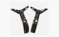 Kawasaki Ninja ZX-6R dry carbon fiber Frame Covers – product view