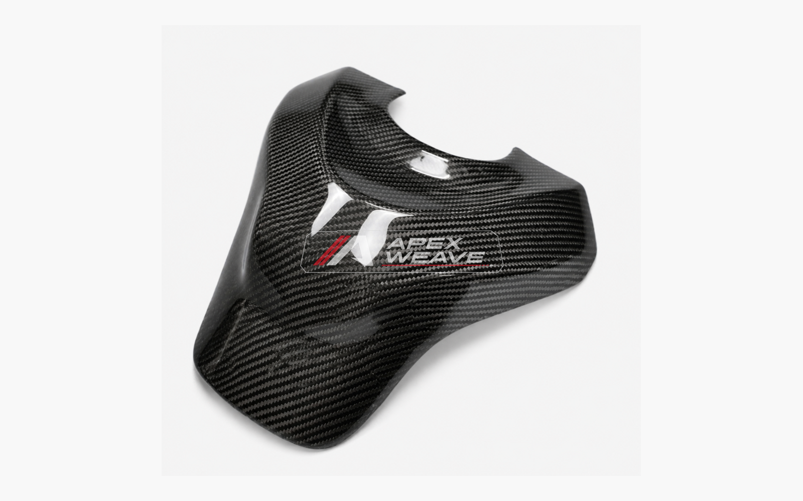 Kawasaki Ninja ZX-6R dry carbon fiber Raised Tank Cover – product view