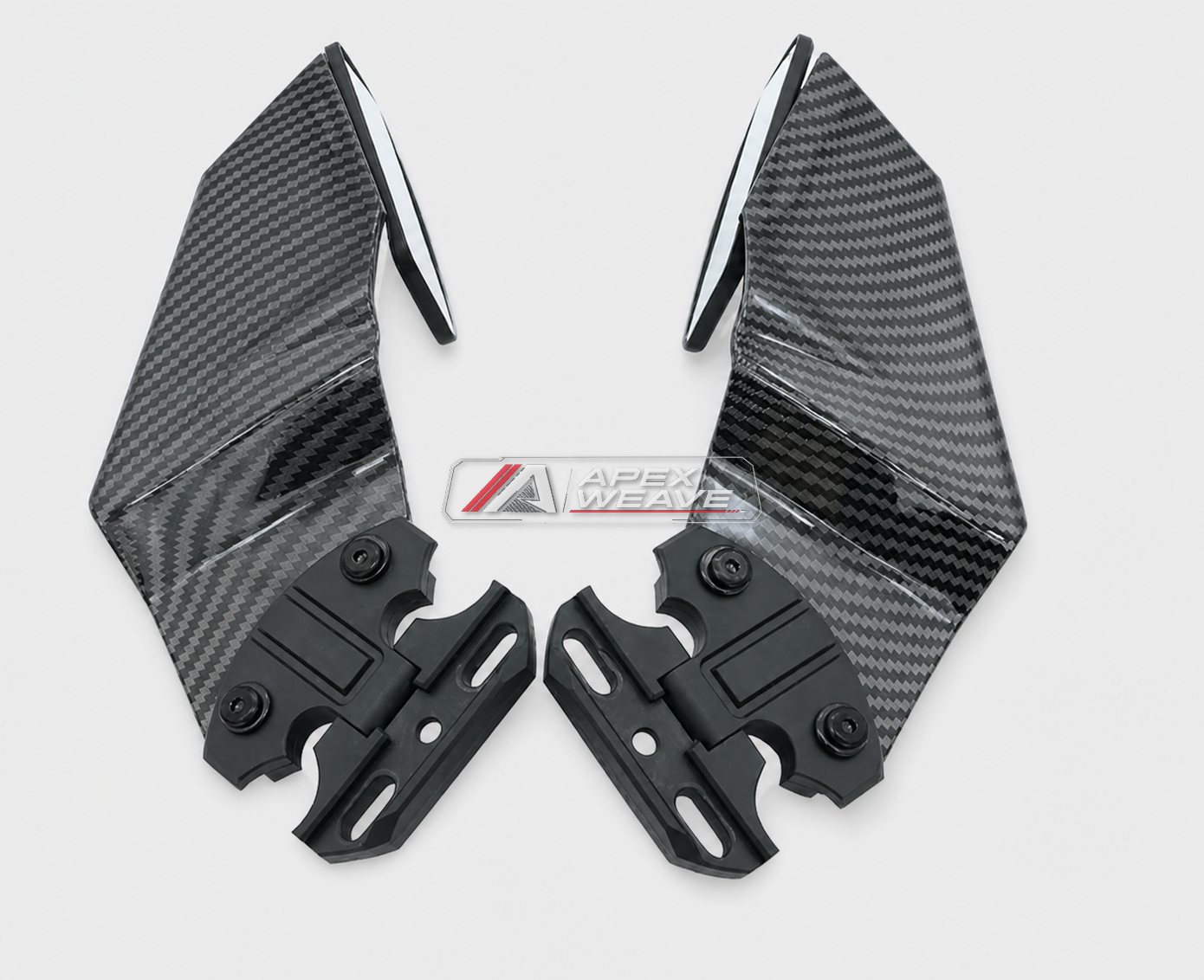 QJMotor SRK 800 RR dry carbon fiber Carbon Fiber Rearview Mirror Set