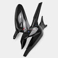 ZXMOTO 500RR dry carbon fiber Rear Hugger and Swingarm Cover Set