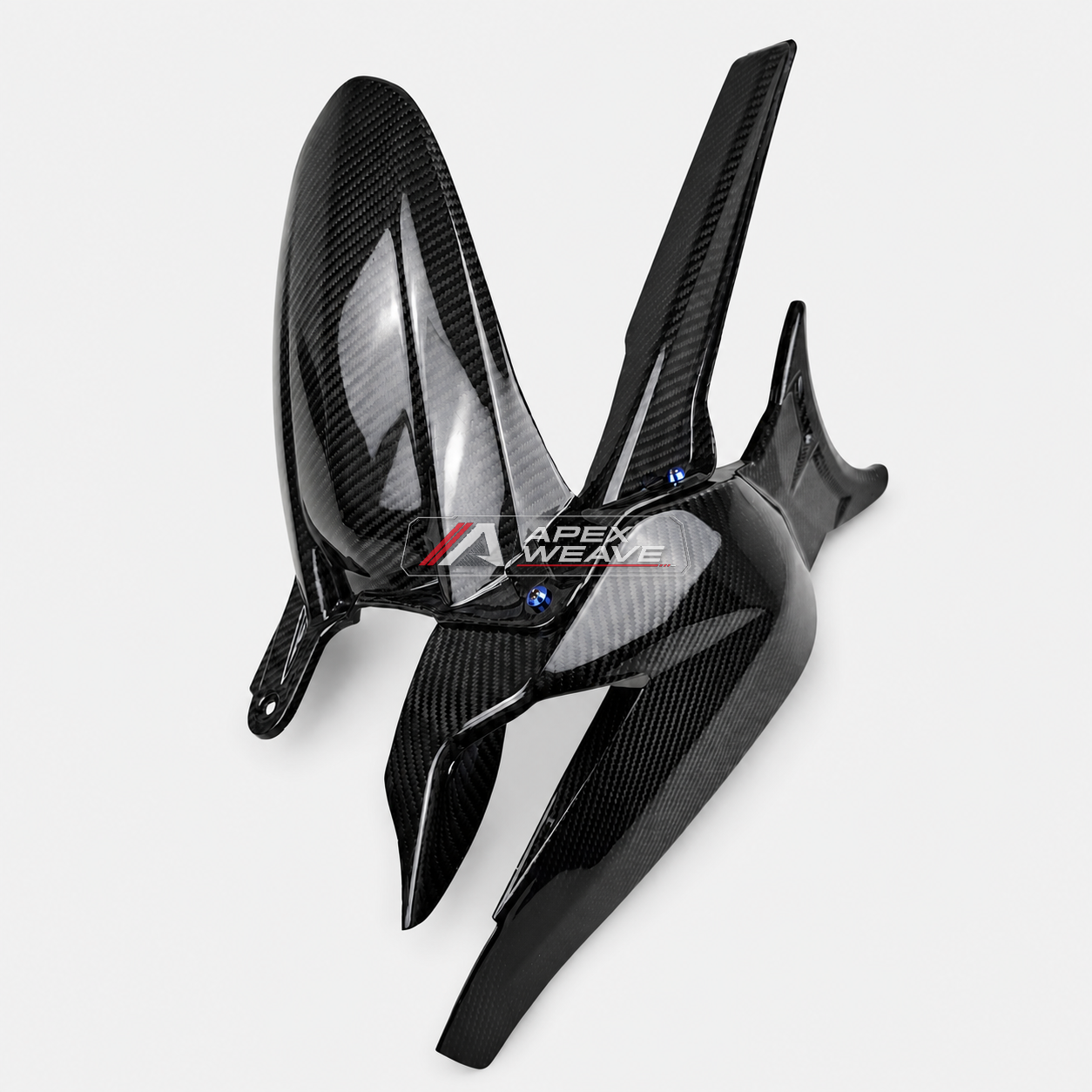 ZXMOTO 500RR dry carbon fiber Rear Hugger and Swingarm Cover Set
